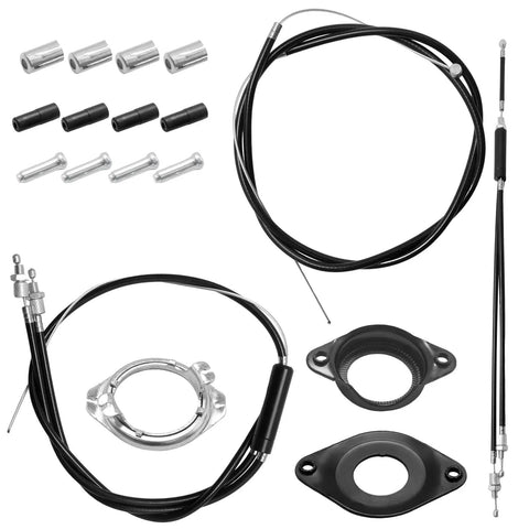 BMX Gyro Front And Rear Brake Cable Kit With Upper And Lower Cables, Spinner Rotor, Wire And Housing For Gyro Systems And 20 Inch Bikes