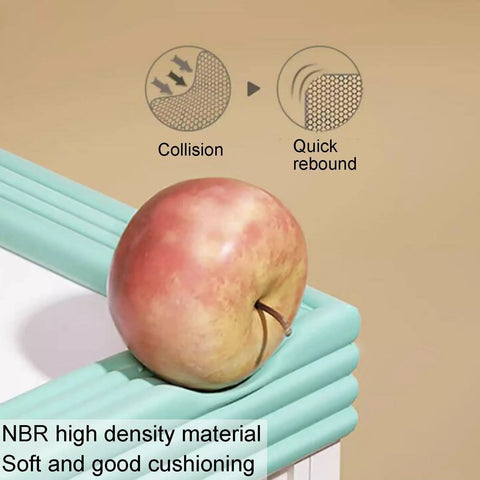 Edge Corner Protector Foam Padding For Sharp Furniture Edges Soft NBR Bumpers cushioning apple on table corner