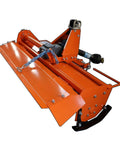 3 Point Rotary Tiller Attachment For Cat 1 Tractors With PTO Drive And 540 RPM Gearbox, 53 Inch Width, L Shaped Tines