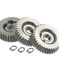 Three Piece 36T Steel Gear Set For Electric Bicycles With 38mm Outer Diameter Compatible With Bafang Motors E Bike Transmission Upgrade And Repair Tough Steel Gears For Smooth Shifting And Long Lasting Performance, three steel gears with clips