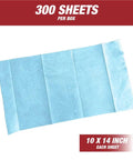 Prep Wipe Lint Free Towels Heavy Duty Cloths For Household And Industrial Use Disposable Rags Nonwoven Wipes 300 Pack 9 By 17 Inches Blue