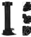 4 Pack Adjustable Cabinet Feet For Furniture And Cabinets Black ABS Plastic Thickened Reinforced Design