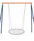 Heavy Duty A Frame Swing Stand With Ground Stakes For Saucer And Web Swings Extra Large Full Steel Frame 440 Lb Capacity