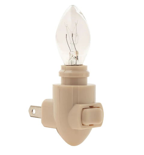 Plug In Night Light Kit With Four Watt Bulbs Pack Of Four Ivory Plastic Do It Yourself Decorative Night Light Modules