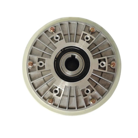 12Nm Magnetic Powder Brake With Hollow Shaft Center Clutch And Air Shaft Tension Control FZ12K-1, front view