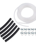 Heavy Duty Fuel Hose Kit 89031118 For Webasto Eberspacher Heater Replacers With Clips, 5 Rubber Oil Pipes Line Set And Accessories For Air Heating Systems That Are Totally Awesome. Five rubber fuel hoses with clear tube and clips