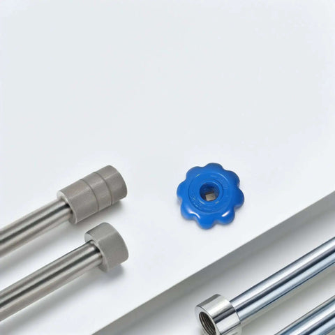 Gas Cylinder Valve Handles Set Of 4 Anti Slip Aluminum Alloy Hexagonal Industrial Hand Wheels For Emergency Valve Opening
