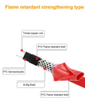 Self Regulating Heat Trace Cable For Pipe Freeze Protection And Roof Deicing 220V 14mm with PVC flame retardant shell and tinned copper wire.