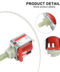 Dope Espresso Machine Solenoid Valve Water Transfer Unit For 110V Coffee Makers, 700 CC Per Min Flow, Hot Water Dispenser Accessory, Durable Metal Housing, Heat Ready Design, Fits Most Home Espresso Systems, metal body with hose fittings and terminals