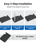 Holds It Tight With Top Tier Ridge Wallet Screw Replacement Kit. T5 Torx driver and slim black metal wallet screws, 3-step install.