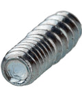 Top Shelf 8-32 X 5/8 Inch Zinc Plated Double End Screw showing the dual threads; ideal for cabinet knobs and drawer pulls.