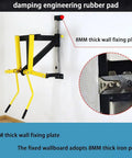 Shoulder Trainer Wall Mounted Arm Raise Equipment for home gym with 8MM thick wall fixing plate detail
