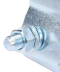 Essential 1/2 Inch U Bolt Kit For 3500 Lb Axle Repair Heavy Duty Suspension Hardware With 2 Inch Pitch And 5.5 Inch Length For Secure Trailer Trailering Fix It Now, close-up threaded U bolt with nut and washer
