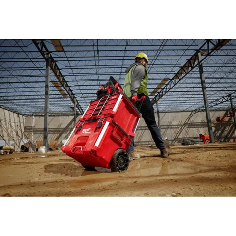 Heavy Duty Rolling Tool Box With Low Profile Handle Impact Resistant Polymer Shell All Metal Reinforced Corners Jobsite Ready Gear Hauler Built Different To Conquer Cramped Trucks Daily