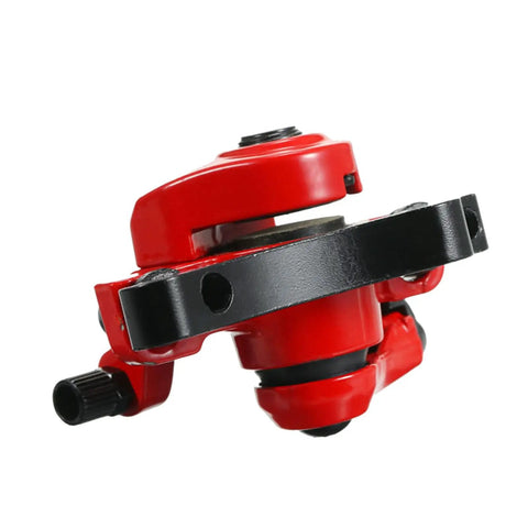 Red mechanical disc brake caliper for 10 inch electric scooters and mountain or folding bikes aluminum alloy replacement parts