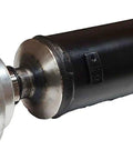 Ready to Install Premium Rear Driveshaft Assembly With DOM Seamless Steel Tubing Dynamically Pre Balanced for Quick Hassle Free Fit on Select Vehicles 966446, rear CV joint close-up