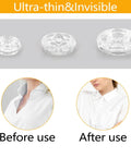 Clear Plastic Sew-On Snap Buttons Kit With 36 Sets In Three Sizes 7.5mm 10mm 12.5mm Invisible Fasteners For Shirts And Clothing DIY Projects