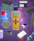 RC3563 Battery Internal Resistance And Voltage Tester For Four Wire AC Lithium Cells, 3 Digit Meter With Large Display, True Four Wire Measurement, Quick Readout, Built In 1000mAh Battery, Portable Battery Detector with assorted batteries