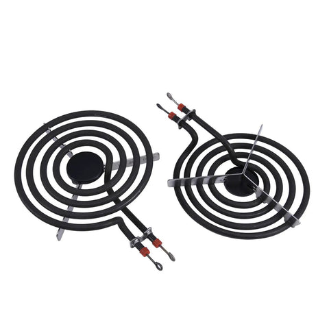 Electric Range Burner Element Replacement Kit with two MP21YA 2100W coil elements for cooktop upgrade