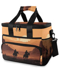 Desert Cowboy Insulated Lunch Bag With Shoulder Strap Reusable Cooler Lunch Box For Picnics Hiking Camping And Work Fits Bento Boxes Juices