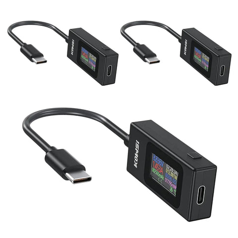 USB C Power Meter And Tester For Go-To Voltage And Current Checks 4-30V 0-6.5A Digital Multimeter With LED Display Type C Voltage