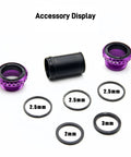 Mountain Bike Bottom Bracket 68 To 73mm 29mm Spindle English Threaded BB For MTB And Road Frames CNC Machined Aluminum Accessory Display