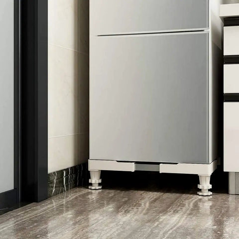 Mobile Base Stand With Four Strong Feet For Fridge And Washer Adjustable Refrigerator Stand for large or mini fridge on tile floor