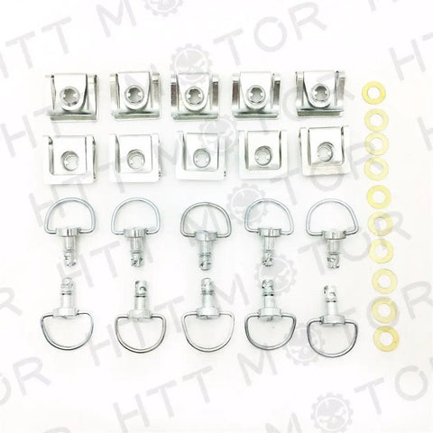 DZUS Quarter Turn Quick Release Fairing Fasteners For Motorcycles 15mm Pins D Ring Bolts Studs Clips Replacement Hardware