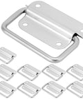 Stainless Steel Chest Pull Handles 10 Pack 80mm Long By 45mm Wide Rust Resistant Durable For Toolboxes Industrial Equipment Storage