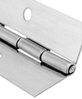 Heavy Duty 8 Pack 12 Inch Continuous Piano Hinges Crafted From 304 Stainless Steel With Nickel Coating for cabinets and toolboxes.