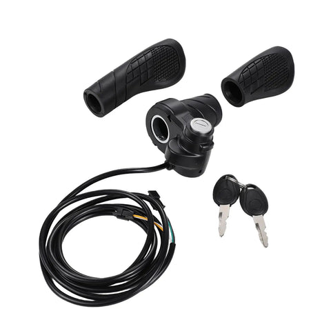 Full Twist Ebike Throttle With 2 Keys Easy Fit For Q20 Q20 Pro Lite Electric Bike Throttle Grips For Smooth Control And All Day Comfort For Everyday Commute And Weekend Adventures