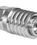 Steel Test Port Quick Coupler For Diagnostic Gauges And SensoControl Meters, Push To Connect, Female Pipe Thread, Eighth Inch Body