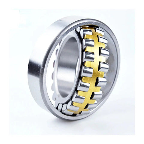Heavy Duty Self Aligning Spherical Roller Bearing Featuring Rock Solid 160 mm Bore Design with silver and gold materials for industrial use.