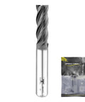 Micrograin Carbide Square End Mill One Half Inch Four Flute Workhorse For Milling Alloy Steel And Hardened Steel Metal With AlTiBN Coating Durable Cutting Tool