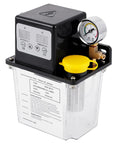 Automatic Lubrication Pump With 0 To 1.6 MPa Pressure Gauge And Low Oil Level Alarm 110V Digital CNC Oil Pump Oiler, 1L capacity