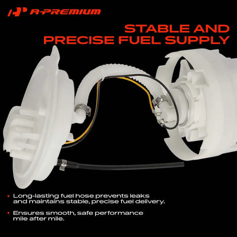 Hella Durable Electric Fuel Pump Module Assembly, white assembly with fuel lines for Audi A4 2002-2006, built tough.