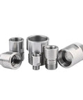 Precision CNC Thread Adapter Collet Chuck Built From Hardened Alloy Steel, featuring various sizes for secure high-speed applications.