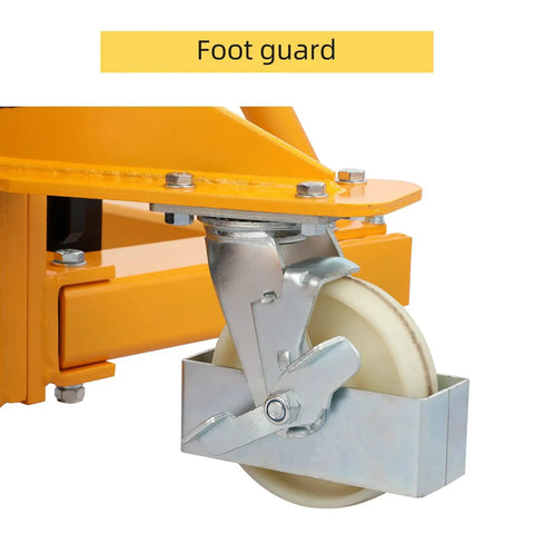 Industrial Grade 1100 Lb Hand Pallet Stacker With Adjustable Straddle Legs And A Sixty Three Inch Max Lift Height Built On A Tough Welded Steel Frame Equipped With A Wire Safety Guard For Zero Sweat Warehouse Jobs That Really Are A Badass Workhorse