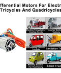 Beefy 3200 RPM 2000W Brushless DC Electric Tricycle Motor With Pure Copper Core And Aluminum Shell Dual Voltage 48V 60V 72V Low Noise Trike Drive For DIY Electric Tricycles And Quadricycles on electric trike