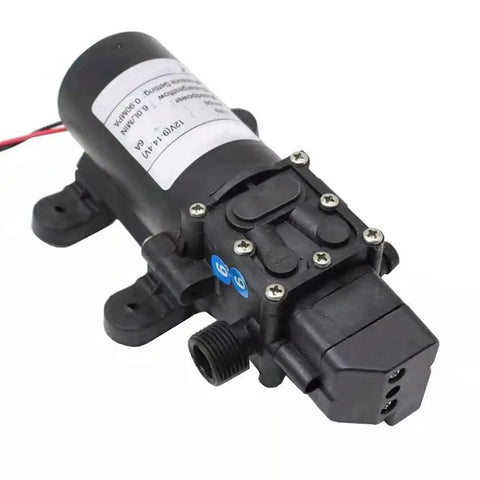 12V Water Diaphragm Booster Pump High Flow Rate 6L Min Auto Shut Off For Camper RV Boat Fresh Water System 0.85Mpa Pressure Tank Replacement