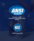ANSI and NSF certified 1 Inch Push Fit Isolator Valve Complete Kit Copper Pex Tubing for plumbing upgrade.