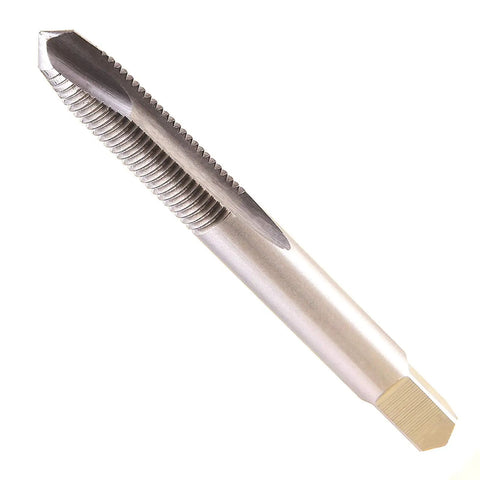 5/16-18 Spiral Point Tap HSS M2 Right Hand 18 TPI fully ground thread tap with straight flutes and square driver for metalworking
