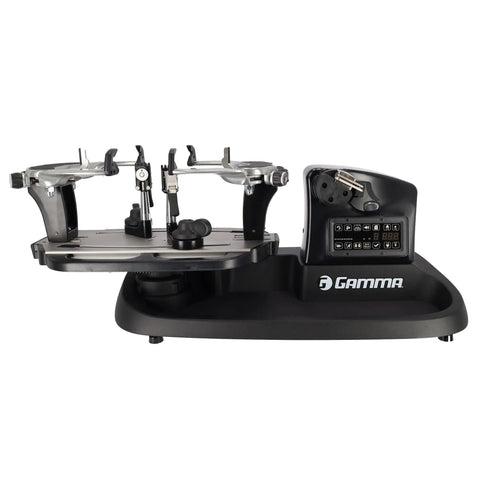 Momentum ELS 6PT Electronic Racquet Stringing Machine with precise rotational tensioner, 6-point mount, diecast aluminum base