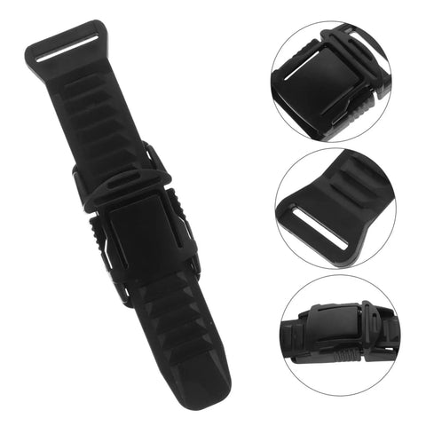 10 Sets Adjustable Backpack Buckles With Plastic Strap Clips Quick Release Replacement For Hiking Bags Camping And Outdoor Gear