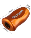 Premium Gold Fishing Reel Knob Grip For Baitcasting Rods Upgrade Your Casting Gear With This Ultra Light ABS Handle Part For Effortless Action And Smooth Performance On Any Water Drop Or Carbon Rocker Setup, 9g, 32.8mm