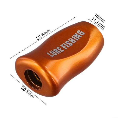 Premium Gold Fishing Reel Knob Grip For Baitcasting Rods Upgrade Your Casting Gear With This Ultra Light ABS Handle Part For Effortless Action And Smooth Performance On Any Water Drop Or Carbon Rocker Setup, 9g, 32.8mm