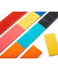 Colorful tiles from Plastic Rainbow Fraction Tiles Set For Kids Hands On Learning Fractions And Equivalence With Color Coded Montessori Math Manipulatives For 4th Grade And Homeschool Set Of 51.