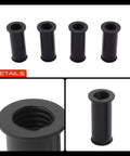 Upgrade Your Ride With This Top Tier A-Premium Front Disc Brake Hardware Kit Designed Perfectly For Buick LeSabre Park Avenue Riviera And Cadillac Models To Keep Things Smooth And Safe On The Road Without Breaking The Bank. black brake boots set of four