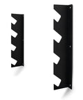 Heavy Duty Wall Mount Garage Tool Organizer Rack For No Fuss Long Handled Gear Like Shovels Rakes And Brooms, 250 Lbs Capacity, Rustproof Steel