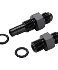 6AN Male Flare To One Quarter NPSM Transmission Cooler Adapter Fittings with O-rings for GM 4L80E front and rear ports